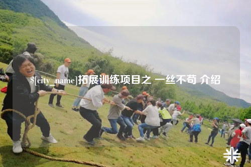 四川拓展训练项目之 一丝不苟 介绍